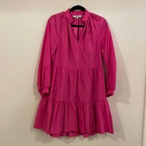 Crosby by Mollie Burch Hot Pink Tiered Dress